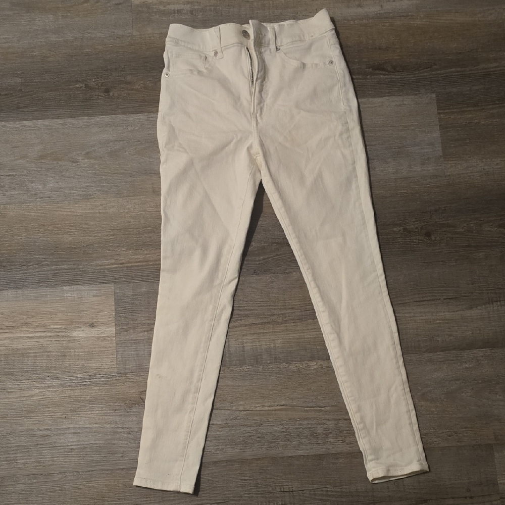 Express Women's Light Tan Skinny Jeans